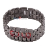 Digital Lava Style Blue LED Sports Faceless Watch For Women