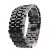 Digital Lava Style Blue LED Sports Faceless Watch For Women