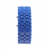 Digital Lava Style Blue LED Sports Faceless Watch For Women